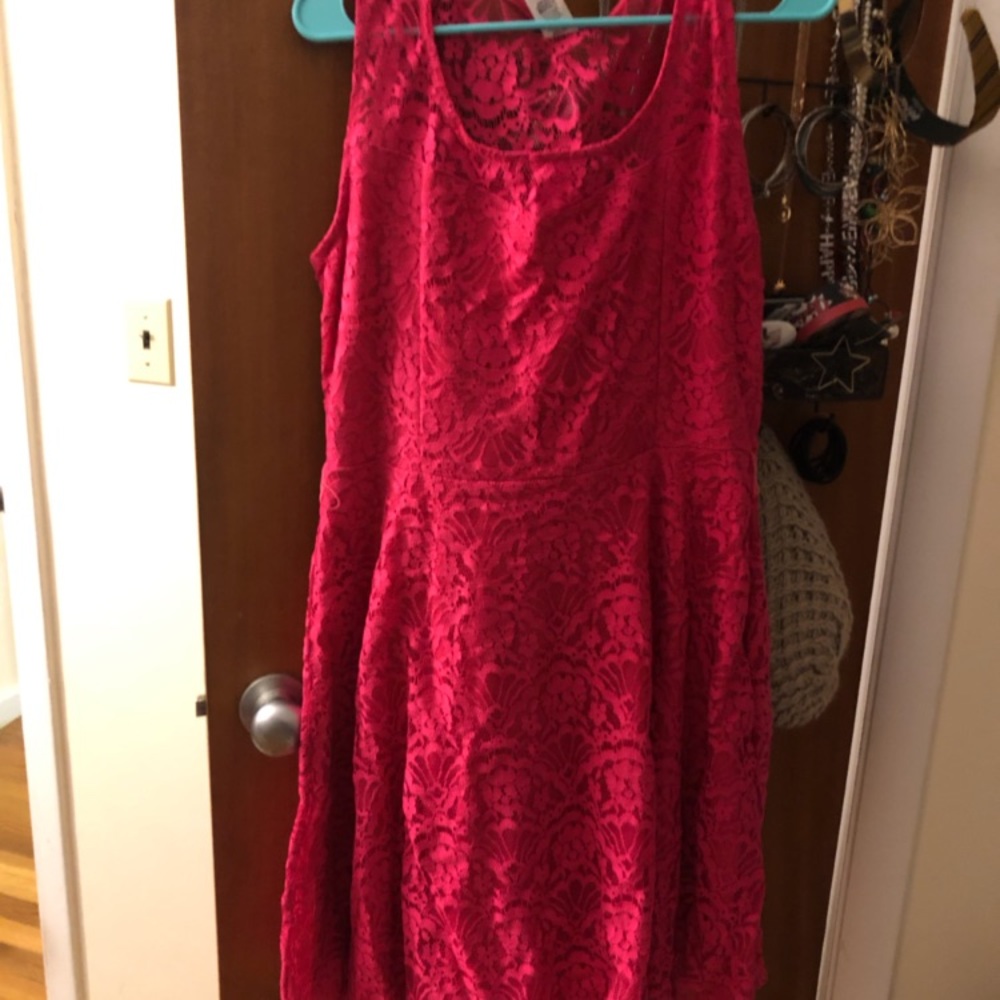Pink Lace Dress